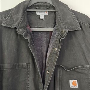 Carhartt Black Lightweight Shirt Jacket